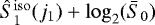 $\hat{S}_1^{\mathrm{iso}}(j_1)&#x002B;\log_2(\bar{S}_0)$