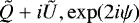 $\tilde{Q}&#x002B;i\tilde{U}, \exp(2i\psi)$