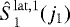 $\hat{S}_1^{\mathrm{lat}, 1}(j_1)$