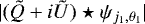 $|(\tilde{Q}&#x002B;i\tilde{U})\star\psi_{j_1, \theta_1}|$
