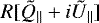 $R[\tilde{Q}_{\parallel}&#x002B;i\tilde{U}_{\parallel}]$