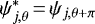 $\psi_{j,\theta}^*\,{=}\,\psi_{j, \theta&#x002B;\pi}$