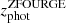 $ z_{\mathrm{phot}}^{\mathrm{ZFOURGE}} $