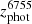 $ z^{\mathrm{6755}}_{\mathrm{phot}} $