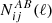 $ N^{AB}_{ij}(\ell) $
