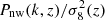 $ P_\text{nw}(k,z)/\sigma^2_8(z) $