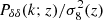 $ P_{\delta\delta}(k;z)/\sigma^2_8(z) $