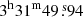 $ 3^{\mathrm{h}} 31^{\mathrm{m}} 49{{\overset{\text{ s}}{.}}}94 $