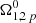 $ \Omega_{1,2\, p}^0 $