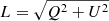 $ L=\sqrt{Q^2 + U^2} $