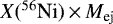 $X(^{56}\textrm{Ni})\,{\times}\, M_{\textrm{ej}}$