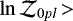 $\ln\mathcal{Z}_{0pl}\,{>}\,$