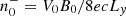 $ n^-_0=V_0 B_0/8 e c L_{\it y} $