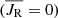 $ (\overline{J_{\mathrm{R}}}=0) $