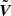 $ \tilde{\boldsymbol{V}} $