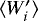 $\langle W_i&#x0027;\rangle$