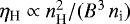 $\eta_{\textrm{H}} \propto n_{\textrm{H}}^2/(B^3\,n_{\textrm{i}})$