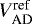 $V_{\textrm{AD}}^{\textrm{ref}}$