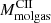 $ M_{\mathrm{molgas}}^{\mathrm{CII}} $