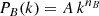 $$ \begin{aligned} P_{B}(k)=A\,k^{n_B} \end{aligned} $$