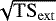 $\sqrt{\rm{TS_{ext}}}$