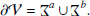 $$ \begin{aligned} {\partial \mathcal{V} }= \msigma^{a} \cup \msigma^{b} . \end{aligned} $$