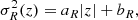 $$ \begin{aligned} \sigma _R^2(z) = a_R |z| + b_R, \end{aligned} $$