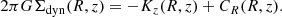 $$ \begin{aligned} 2\pi G \Sigma _{\rm dyn}(R,z) = -K_z(R,z) + C_R(R,z). \end{aligned} $$