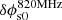 $ \delta\phi_{\mathrm{s0}}^{\mathrm{820MHz}} $