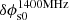 $ \delta\phi_{\mathrm{s0}}^{\mathrm{1400MHz}} $