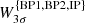 $ W_{\mathrm{3\sigma}}^\mathrm{\{BP1,BP2,IP\}} $