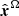 $ \hat{\boldsymbol{x}}^\Omega $