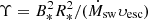 $ \Upsilon = B_{\ast}^2 R_{\ast}^2/(\dot{M}_{\mathrm{sw}} \upsilon_{\mathrm{esc}}) $