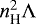 $n_{\textrm{H}}^2\Lambda$