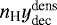 $n_{\textrm{H}} y_{\textrm{dec}}^{\textrm{dens}}$