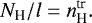 \begin{equation*} N_{\textrm{H}}/l = n_{\textrm{H}}^{\textrm{tr}}. \end{equation*}