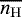 $\overline{n_{\mathrm{H}}}$