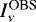 $I_{\nu}^{\textrm{OBS}}$