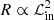 $ R \propto \mathcal{L}_{\rm in}^2 $