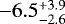 $-6.5^{&#x002B;3.9}_{-2.6}$