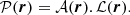 $$ \begin{aligned} \mathcal{P} (\boldsymbol{r}) = \mathcal{A} (\boldsymbol{r}).\mathcal{L} (\boldsymbol{r}). \end{aligned} $$