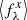 $ \left\langle f_\lambda^{x}\right\rangle $