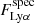 $ F^{\mathrm{spec}}_{\mathrm{Ly}\alpha} $