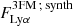 $ F^{\rm 3FM\,;\,synth}_{{\rm Ly}\alpha} $