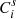 $ C^{s}_i $