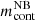 $ m^{\mathrm{NB}}_{\mathrm{cont}} $
