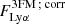 $ F^{\mathrm{3FM\,;\,corr}}_{\mathrm{Ly}\alpha} $