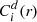$ C_i^{d}(\textit{r}) $