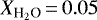 $X_{{\textrm{H}_2\textrm{O}}}\,{=}\,0.05$