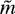 ${\tilde{m}}$